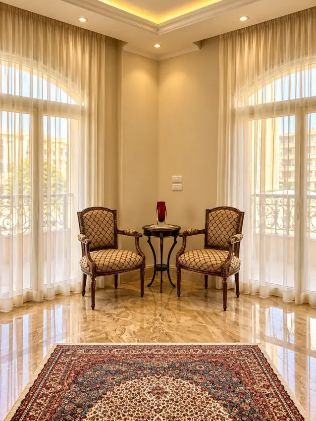Amical Residence window seating area
