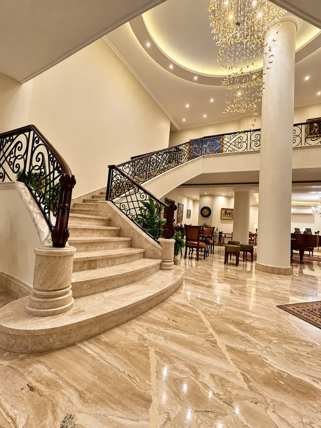 Amical Residence grand staircase